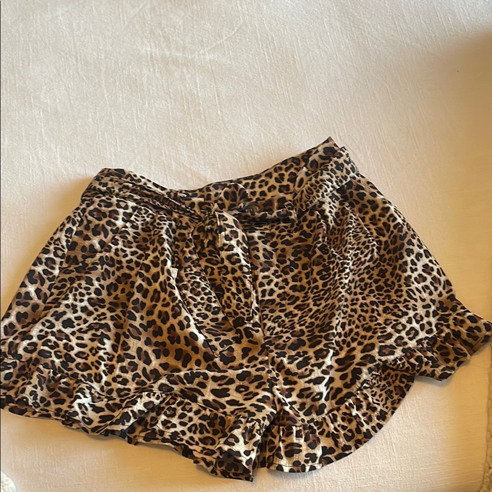 Leopard Print Women's Shorts